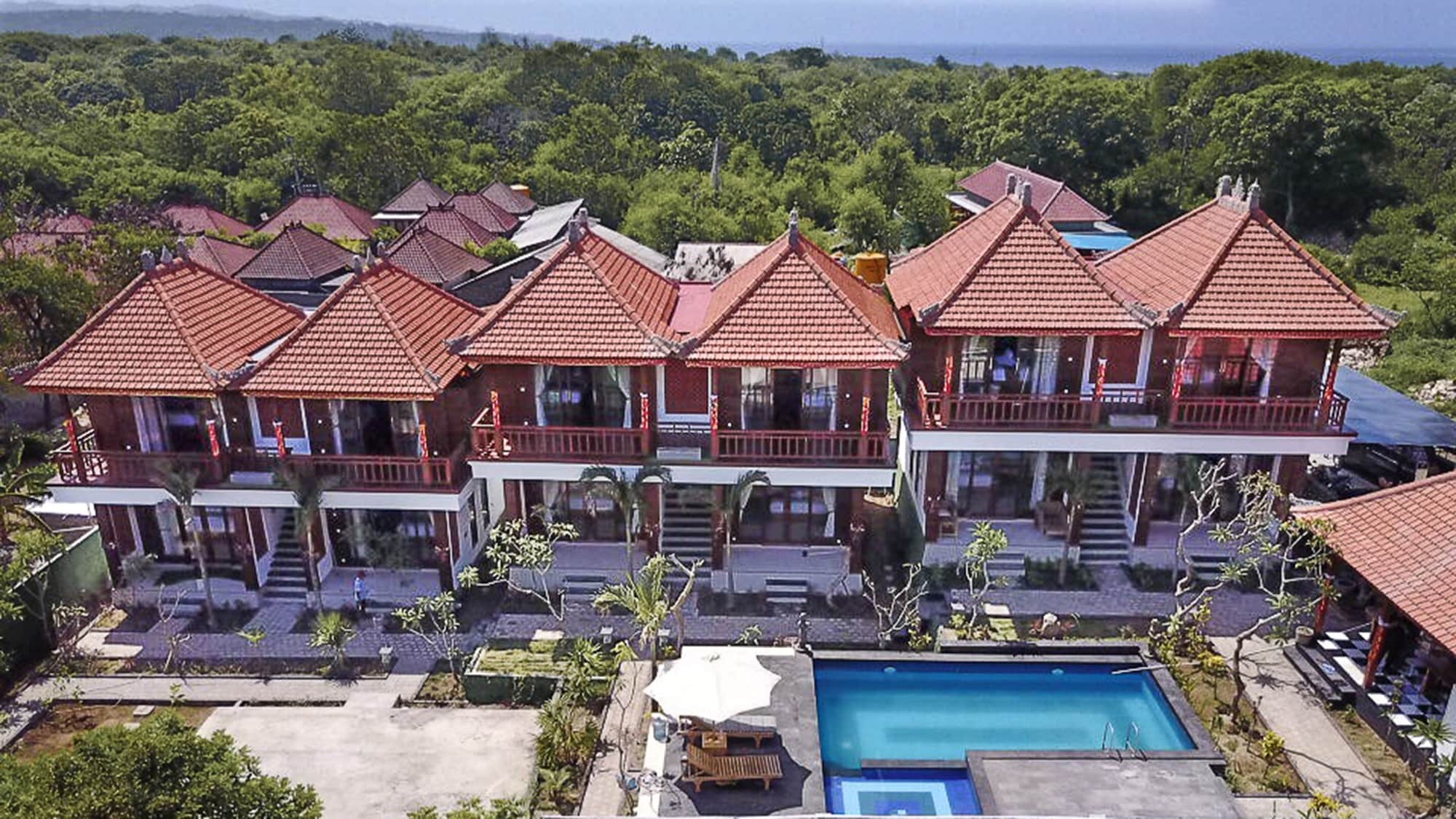Lembongan Cempaka Villa & Restaurant 누사 렘봉안 외부 사진
